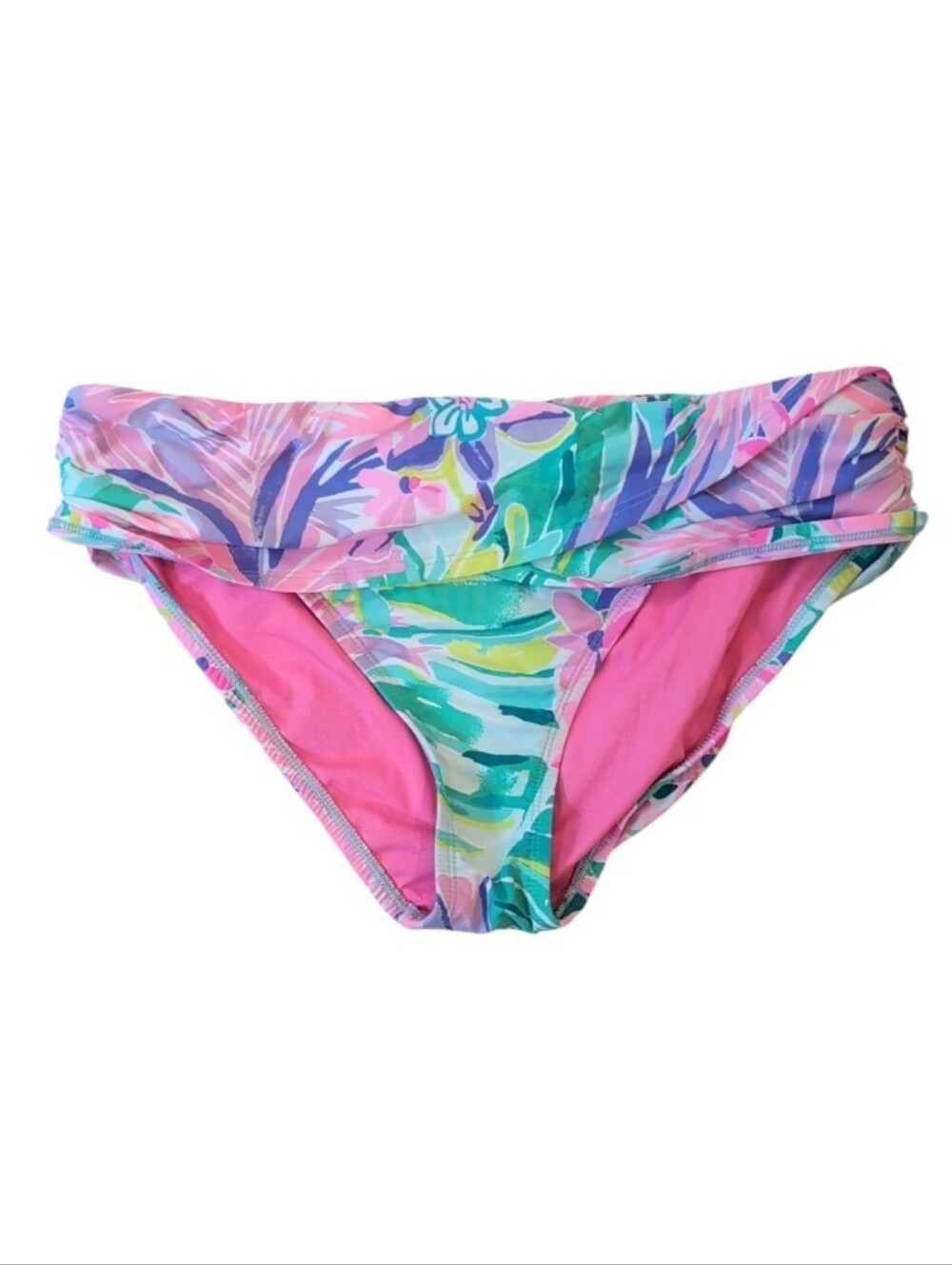 Lilly Pulitzer Tropical Floral Bikini Set with Removable Straps Size 8 - Picture 3 of 8